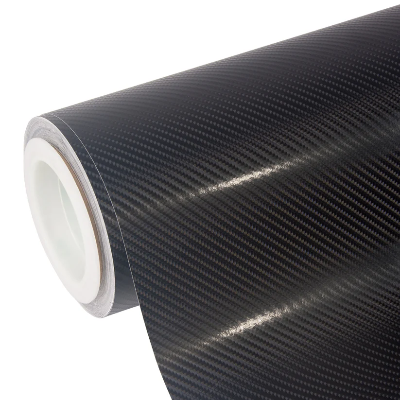 SUP04G (3) - Vinil de fibra de carbono preto brilhante